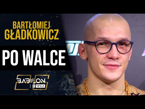 Bartłomiej Gładkowicz po KO na Tomczaku: "Plan był na lucky punch"
