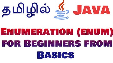 Java in Tamil - Enumeration (enum) for Beginners from Basics - Muthuramalingam - Payilagam