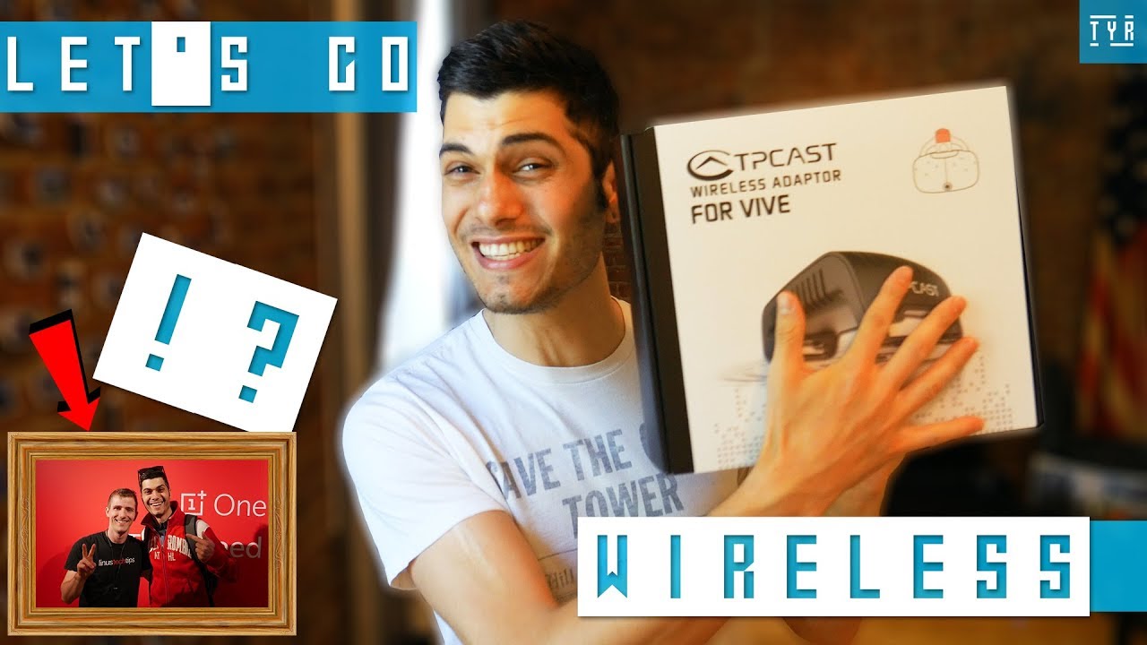 TPCast Unboxing and First Impressions!! WIRELESS VR and meeting LINUS (!?)
