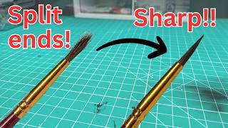 Fix paint brush tips with this one thing