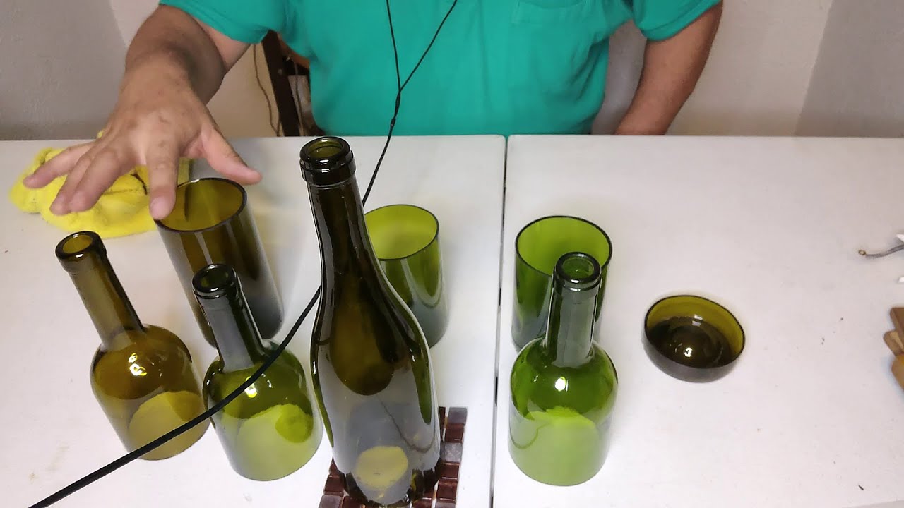 visitar Desventaja Cargado Como lijar y pulir vasos y cortes hechos con botellas de vidrio - YouTube