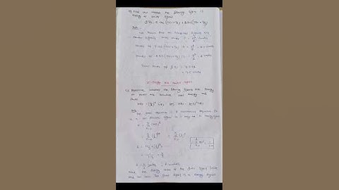 #discrete time signal energy and power signal problems#signals and systems