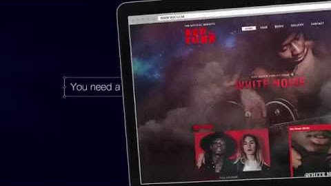 Create your own music.. Website using wix.com