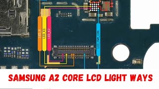 Samsung A2 Core Display Light Problem And Solutionshort diagram samsung memon india gujarat 