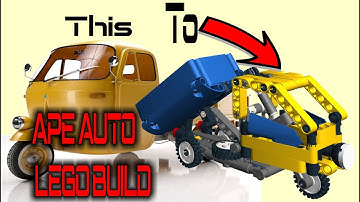 what a look .... APE  AUTO lego build  #lego #legotechnic #legotechniques  #legospeedbuild