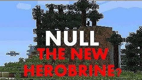 null sightings new herobrine? 1.16 version Creepypasta