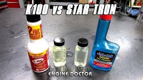 K100 VS Star-Tron - Which One Will Remove Water From Fuel?