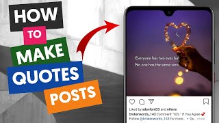 How to Design Quotes for Instagram Post on Phone? | Android Tutorial | Hindi | Tech Vox screenshot 3