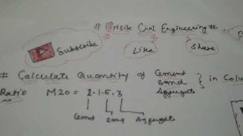 Calculate volume of columns