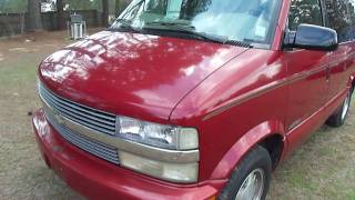 1998 Chevrolet Astro LT All Wheel Drive Demo