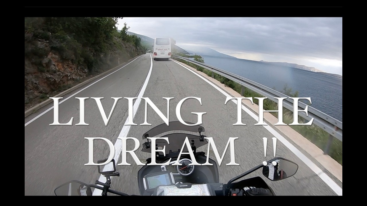 Motorcycle Tour Ireland to Croatia 2019 Ep 3B  LIVING THE DREAM RIDING CROATIA'S BEAUTIFUL COASTLINE