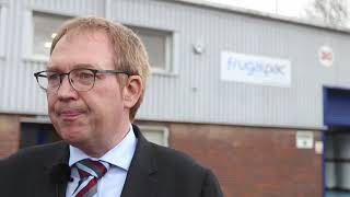World 1st in Wrexham. 100% recyclable paper cup factory opens its doors