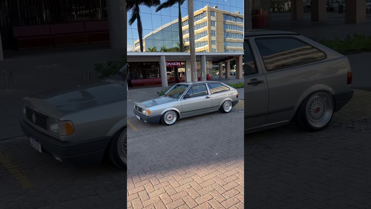 Gol quadrado com rodas BBS tala 8 🤤