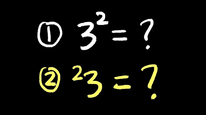 you didn't learn this in elementary school! exponent vs tetration