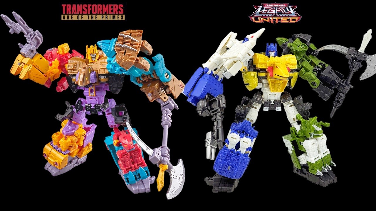 Transformers Age Of The Primes Selects MONSTRUCTOR vs Legacy United DINOKING First Look!!!