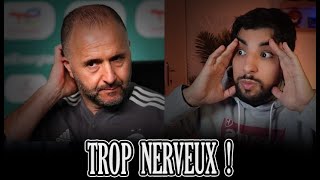 Djamel Belmadi, le sélectionneur de lAlgérie  est-il trop Nerveux 