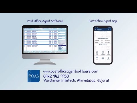 Post Office Agent Software and Mobile App for department of post agents, dop agents RD MPKBY agents