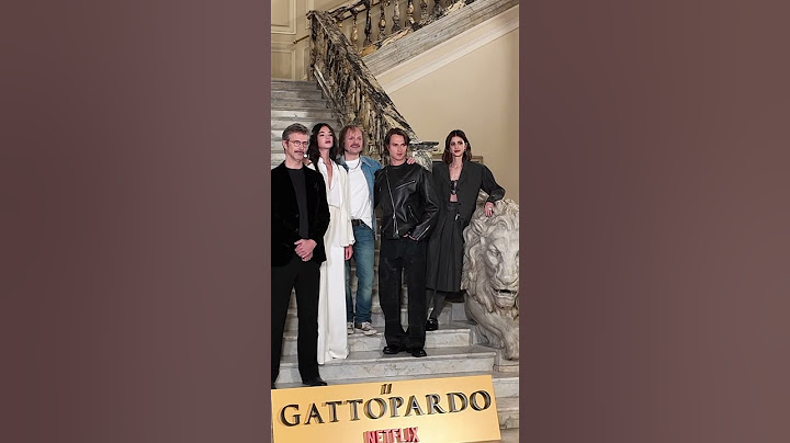 Il Gattopardo: la nuova serie tv di Netflix, il photocall con il cast