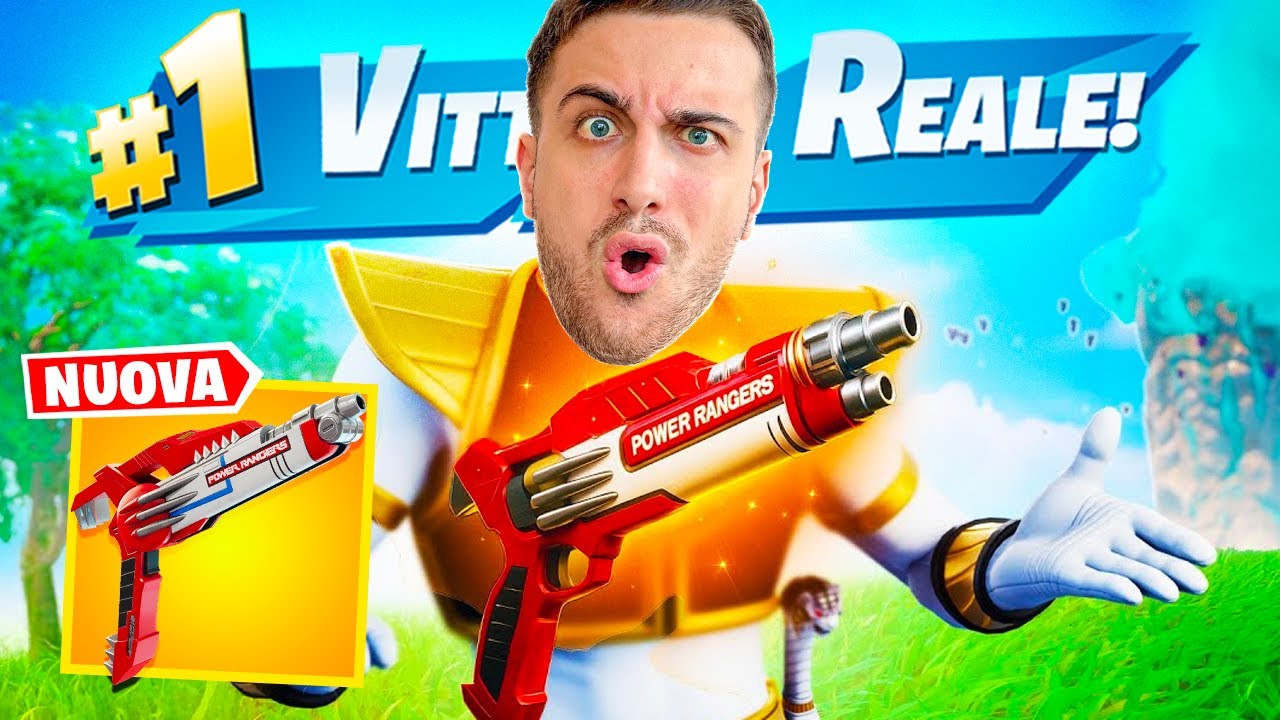 Gioco con la NUOVA Pistolina MITICA de Power Rangers e VINCO *DEVASTANTE* Aggiornamento Fortnite ITA