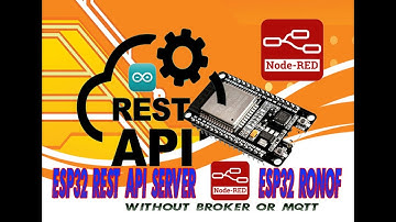 ESP32 REST API server | Node-Red | ESP32  RONOF