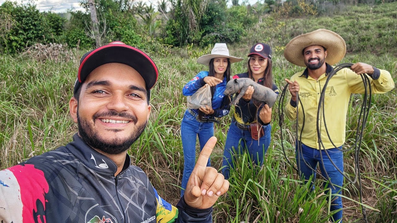 FOMOS NA @Fazenda Três Quedas PEGAR NOSSOS PORCOS DA BRABEZA NA CARREIRA, VOLTAMOS COM O CAIXOTE CHEIO