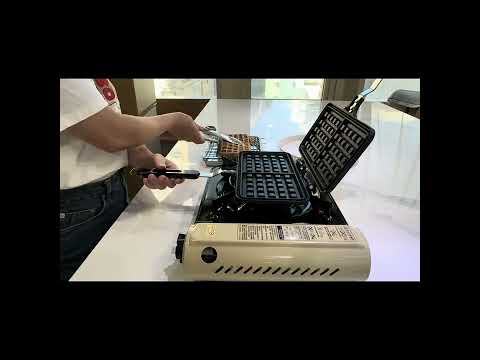 珍珠金屬-格子鬆餅烤盤