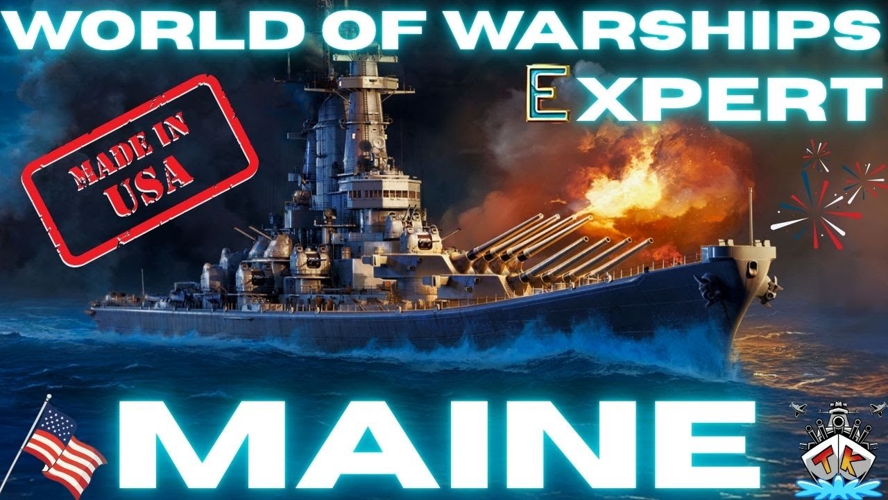 Maine rastet aus!  E-Abzeichen! 🏅 "EXPERT SPECIAL"! ⚓🔥 | World of Warships 🚢