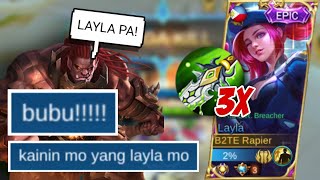 Kainin Ko Daw Layla Ko At Sinabihan Pa Akong Bobo. | MLBB