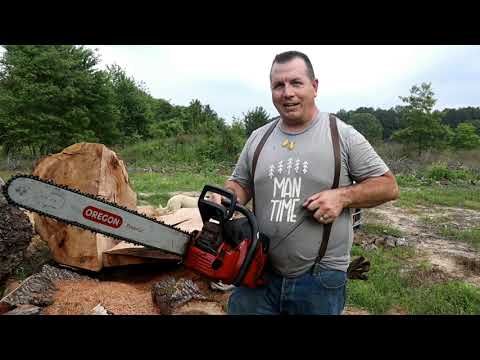 Running The Perfect Chainsaw For The 1st Time