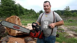 Running The Perfect Chainsaw For The 1st Time