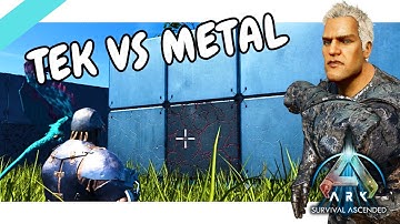 Structure Resistances Explained! Tek vs Metal Ark Ascended