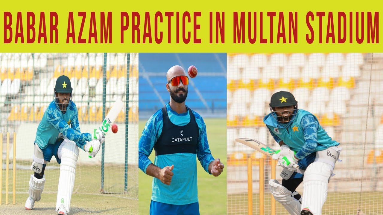 Babar Azam Latest Batting Training In Multan Cricket Stadium | Babar ...