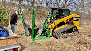 Using the Homebuilt Tree Spade April 2022 in Wisconsin