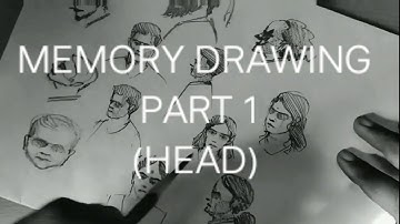 MAH AAC CET(Bfa enterence)  Memory drawing PART 1 (sketching heads)