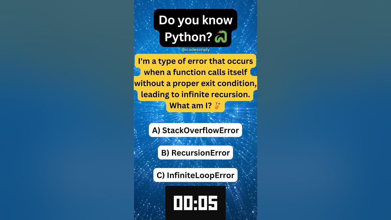 🐍 Do you know Python? Challenge #014 - YouTube
