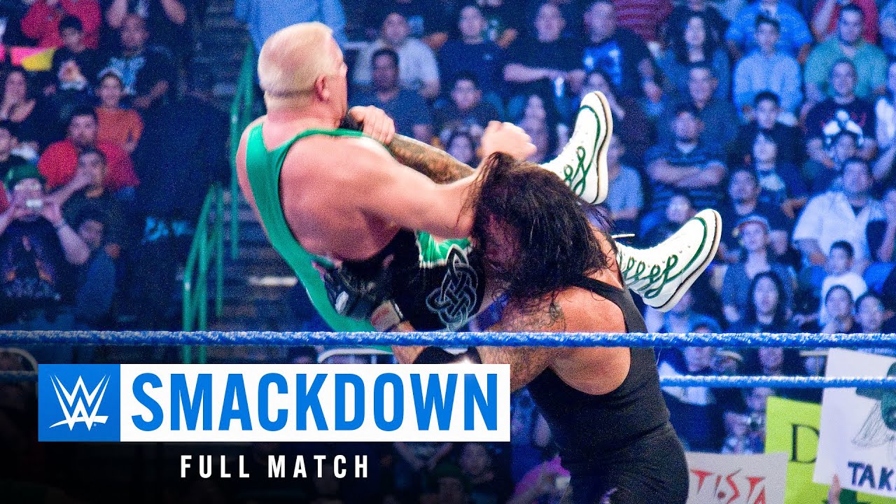 FULL MATCH  Undertaker Batista  Finlay vs Khali Big Daddy V  MVP SmackDown Feb 8 2008