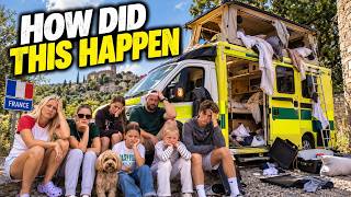 WE GOT BROKEN INTO 5 DAYS AFTER LEAVING THE UK