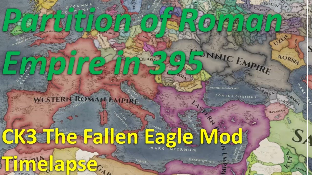 Partition of Roman Empire CK3 Timelapse YouTube