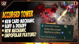 New Cards Play Big Role in ACCURSED TOWER - Buff &amp; Debuff | Let's Test | Diablo Immortal