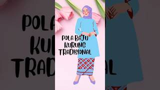 Pola Baju Kurung Tradisional #shorts #sewing #pattern #how