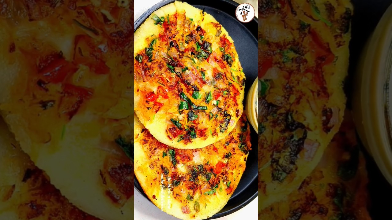 🤩 instant uttapam recipe 😋| uttapam recipe 