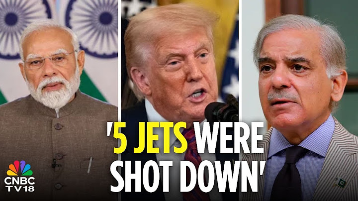 US President Donald Trump Claims '5 Jets Were Shot Down' During India & Pakistan Conflict | N18G