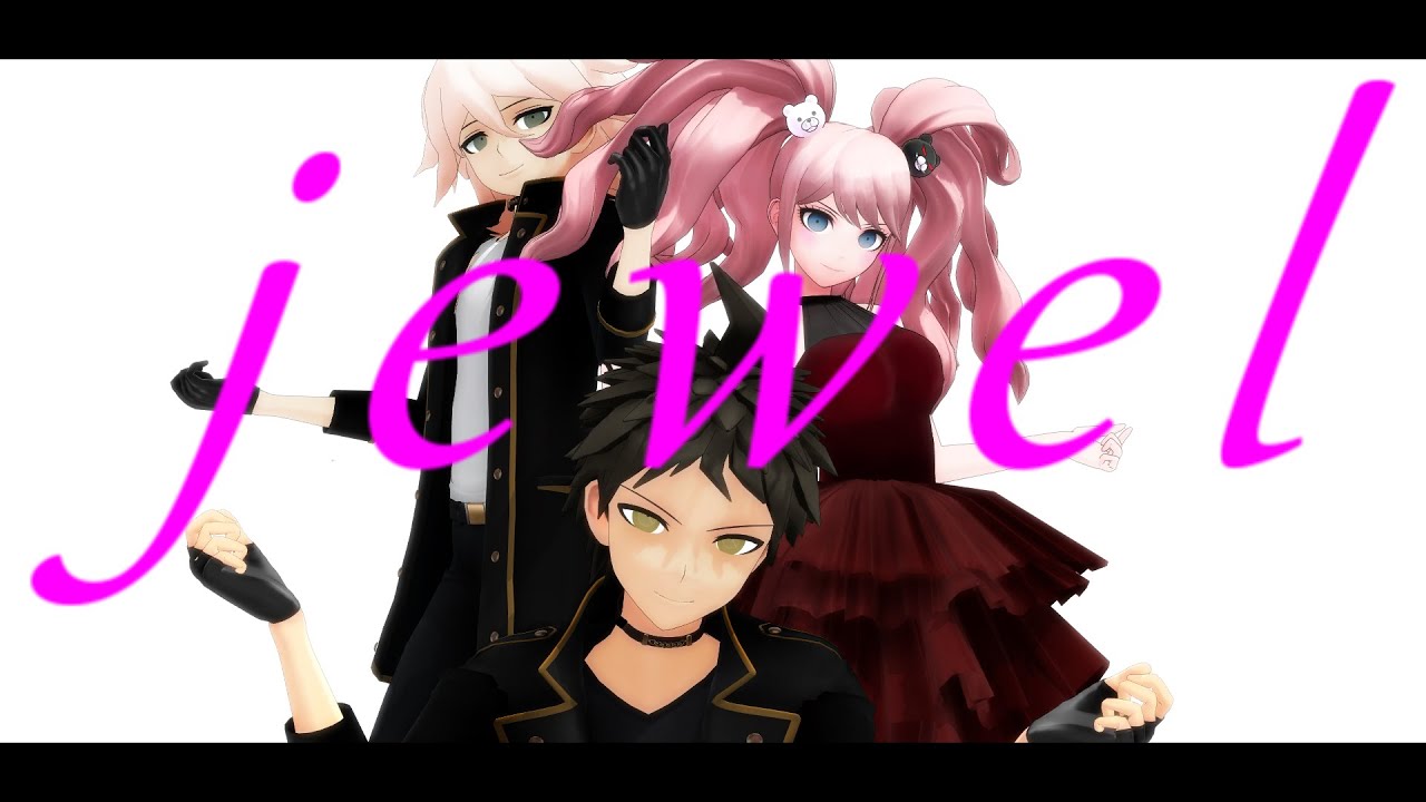 【ダンガンロンパMMD】jewel【日向/狛枝/江ノ島】