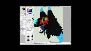 RaZor speedpaint //fursona speedpaint//