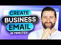 How to create a business email in 2026 | Quick and easy 5 minute tutorial for beginners!
