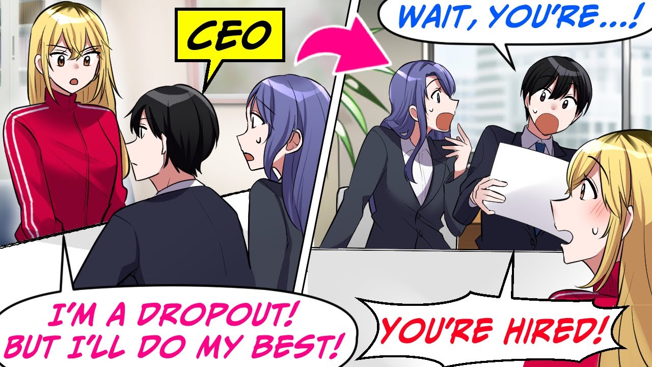 Эта гяру пришла на собеседование в спортивном костюме! Я её сразу же нанял… [RomCom Manga Dub]