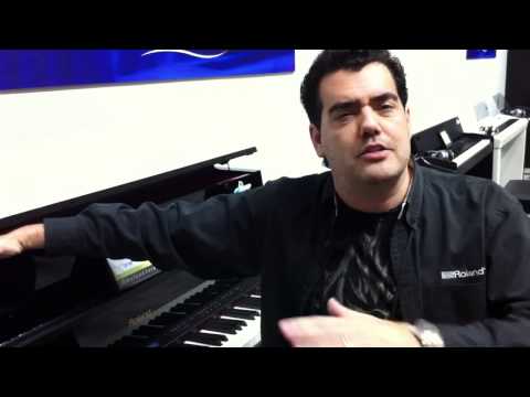 Roland LX-15 digital piano - NAMM 2012