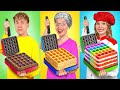 自分 VS おばあちゃんの料理チャレンジ | 簡単な秘密のハックとガジェット Multi DO Challenge