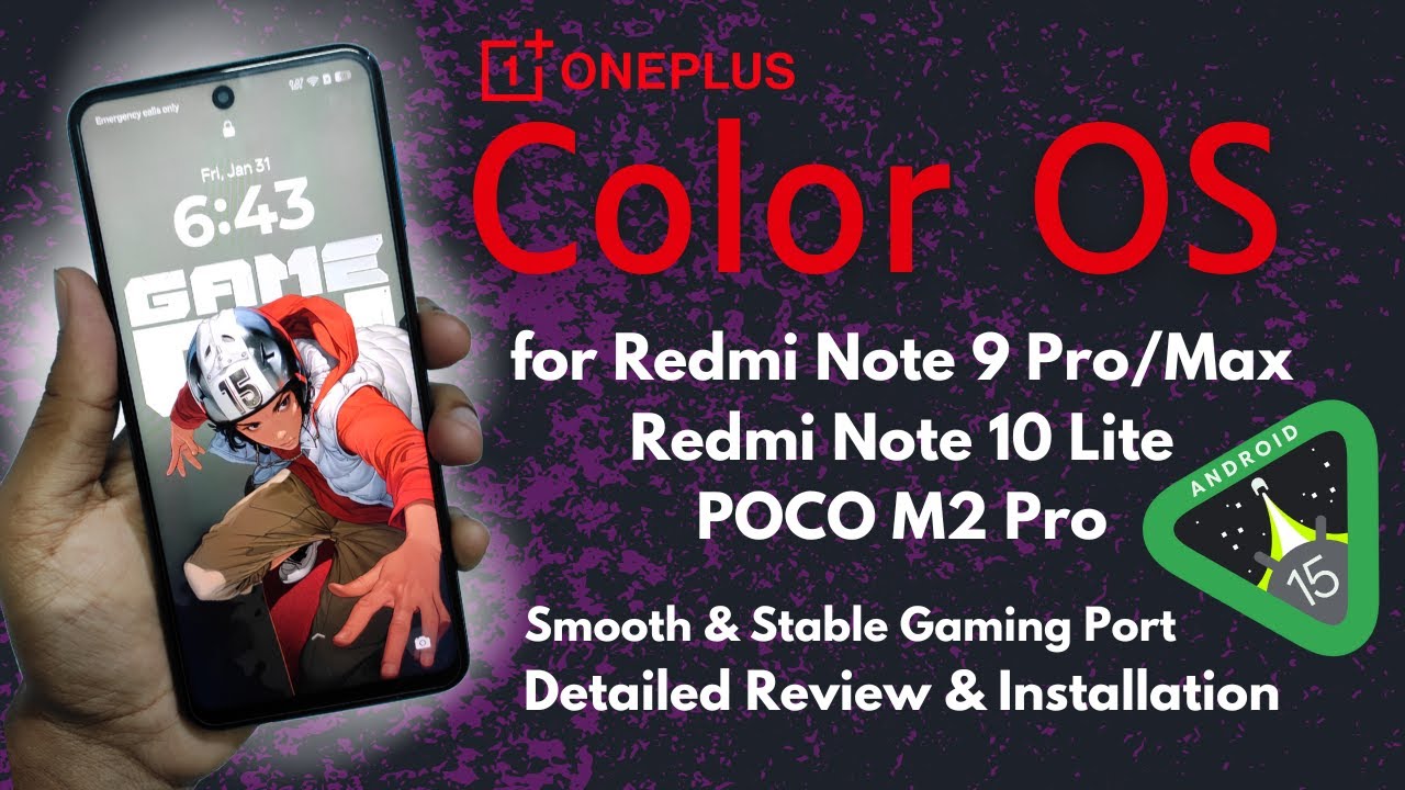 Color OS port ROM for Redmi Note 9 Pro/Max, POCO M2 Pro, Redmi Note 10 Lite [] A Gaming ROM