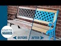 How to Restore an Outdoor Park Sitting Bench // DIY